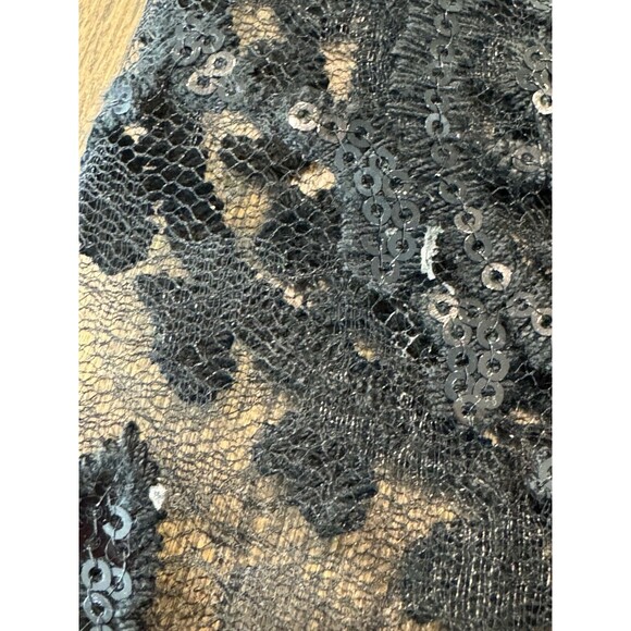 House Of CB London Gizi Mini Bodycon Dress Women’s Size M Black Lace Open Back - Picture 13 of 13